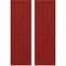 Ekena Millwork Americraft 5-Board Wood 2 Equal Panel Frmd Board-n-Batten Shutters w/Dbl Z-Bar, ARW102BF518X49BRH, PR ARW102BF518X49BRH - alternate 1